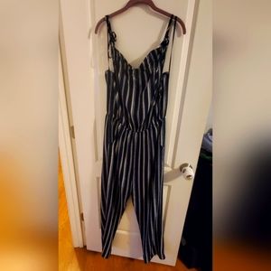 Blue and white pants jumper from green envelope size large